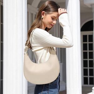 Dome Shoulder Clutch Purse Bag